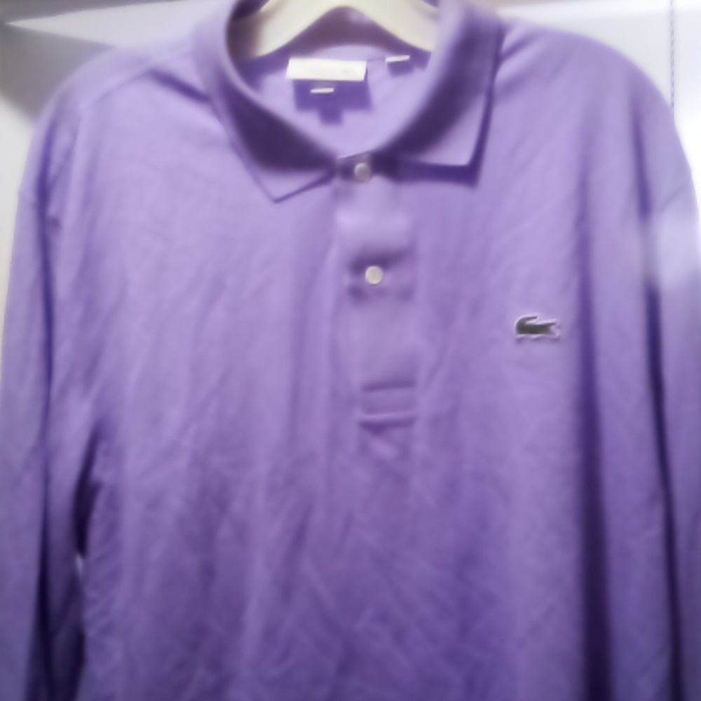 Lacoste men long sleeve polo